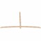 Ekena Millwork Bellingham Smooth Timber Gable Bracket, Douglas Fir, 108"W x 63"H x 1 1/2"D x 3 1/2"F, 14/12 Pitch GBW108X63X0204BEL00SDF - alternate 3